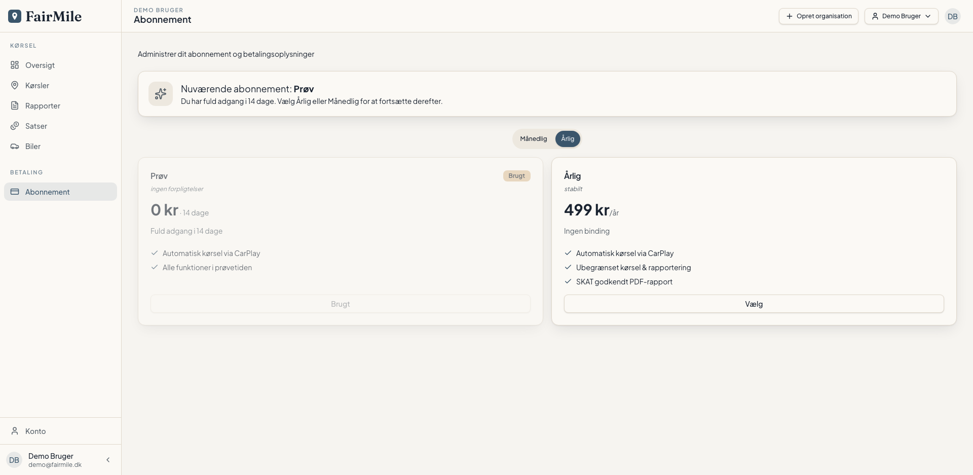 Dashboard skærmbillede 6